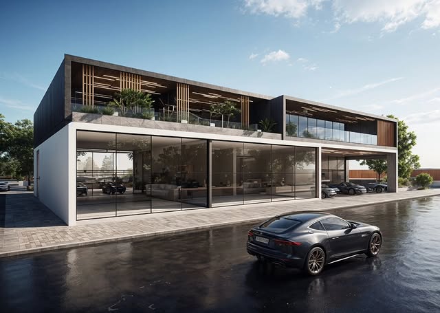 Modern showroom tasarımı